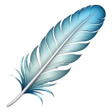 
Feather with Kori pattern sticker