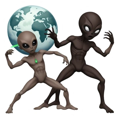 Groove battle black Mexican alien crashed on a white atmosphere insanity torture planet with another black Mexican alien fighting to the death with grooves?! Part 2: The Revival Of Left Black Mexican Alien sticker