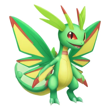 Shiny Colorful Vikavolt-Flygon-Pokémon-Fakémon Full Body sticker