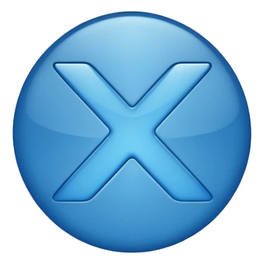 X (Twitter) f sticker