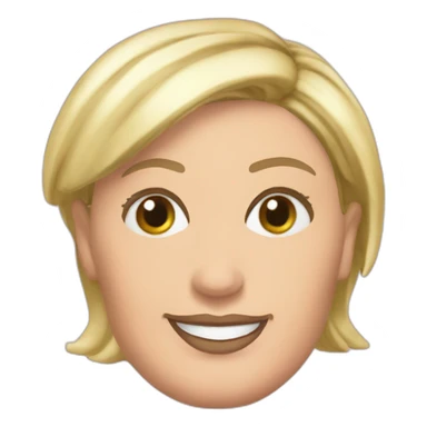 fabulous marine le pen sticker