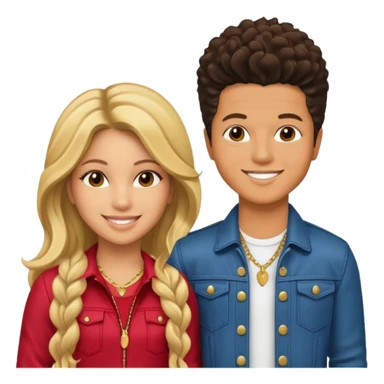 Shakira And Bruno Mars sticker