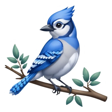 Bluejay emoji sticker