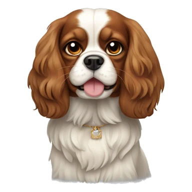 king charles spaniel sticker