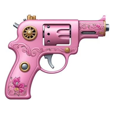 pink tattoo gun sticker