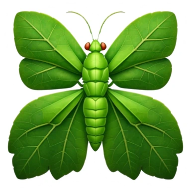 Leaf Insect colored sticker