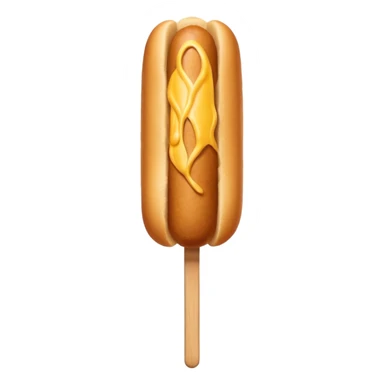 Corn dog sticker