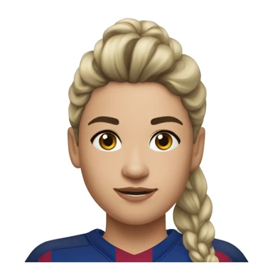 Alexia Putelles vestida del Barça sticker