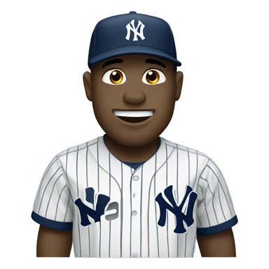 Gator with a New York Yankees Jersey sticker