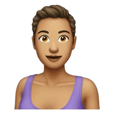 v-neck tank top sticker