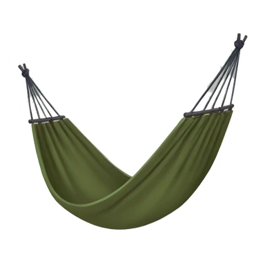 Olive green outdoor hammock sticker