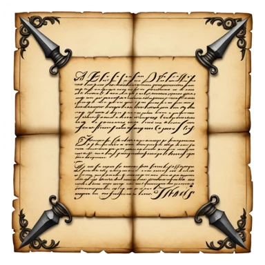 16th century execution letter sticker