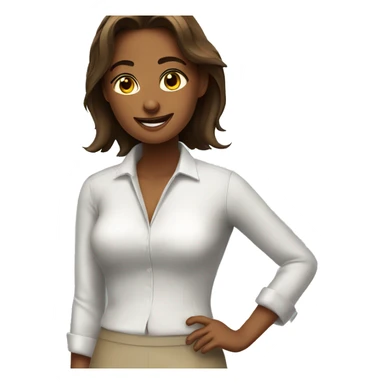 Good morning girl sticker