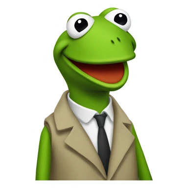Kermit the Frog TV-Host sticker