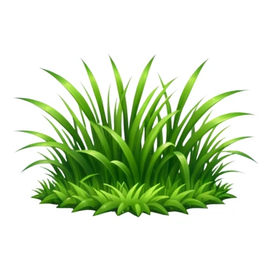 a small patch of shiny fresh grass  sticker
