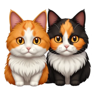 Cat watching her partner cheat with a man sticker