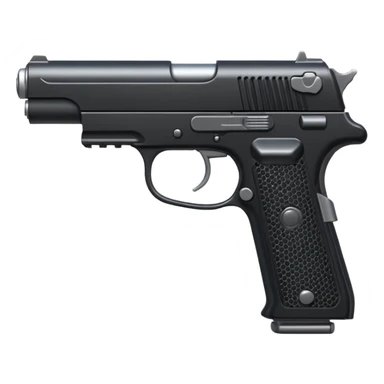 Pistol with silencer  sticker