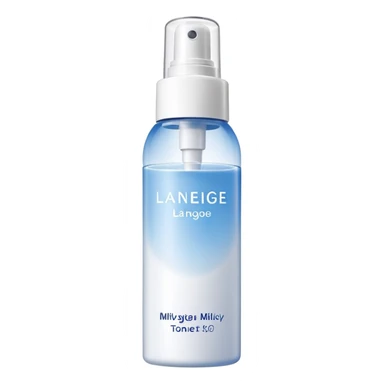 laneige milky toner in spray bottle with white cap sticker