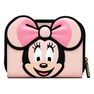 Loungefly light pink Minnie Mouse Ears Wallet sticker