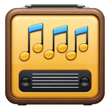 music sound box sticker