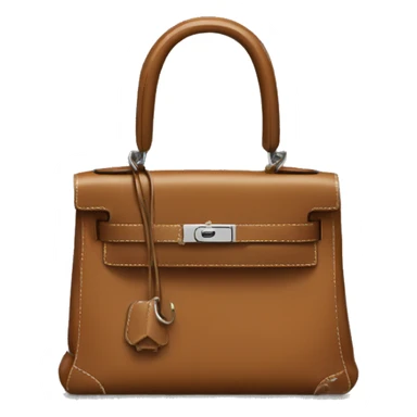 Hermès black Kelly bag sticker