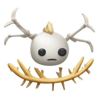 Un cabri/belier avec couronne sur la tête  sticker