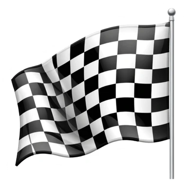 sorayama Chequered flag sticker