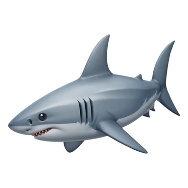 A shark fin out of water sticker