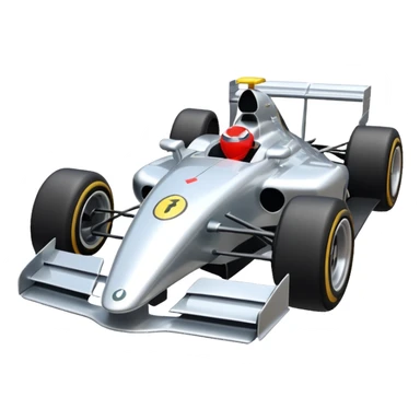 Un auto estilo formula uno sticker