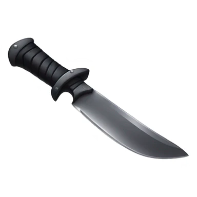 Knife with batwings sticker