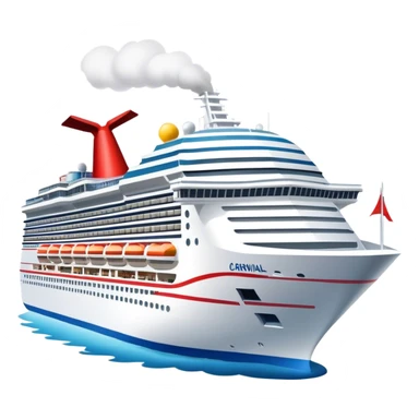 carnival carnival cruise ship exhaust  sticker