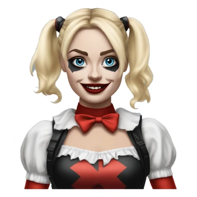 Margot Robbie as harley Quinn sticker