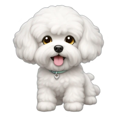 Camille le bichon maltais sticker