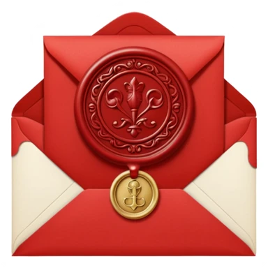wax seal envelope sticker
