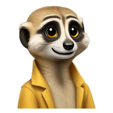 meerkat in IT support sticker
