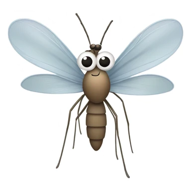 cute mosquito sticker