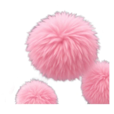 Pink pum puff sticker