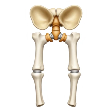 Articulacion de la cadera y femur  sticker