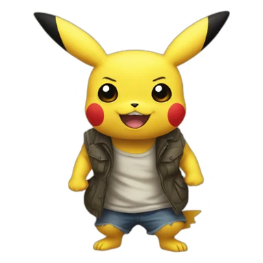 Pikachu horreur sticker
