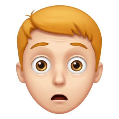 wow man shocked facial expression sticker