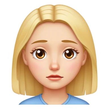 cute sad teary sticker