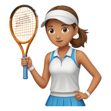 Tennis girl  sticker