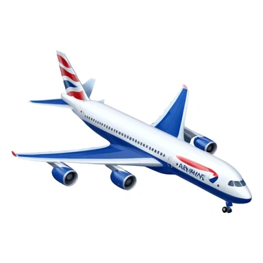 British airways plane  sticker