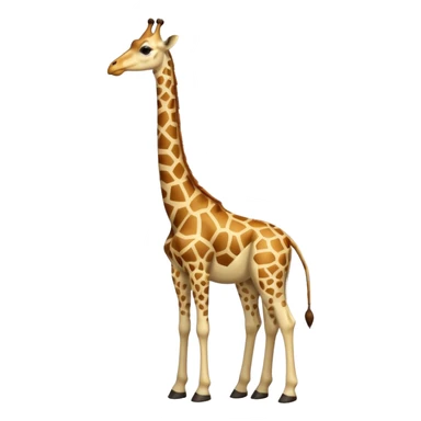 High resolution giraffe  sticker