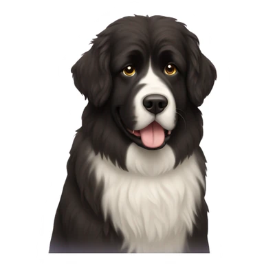 Newfoundland dog sticker