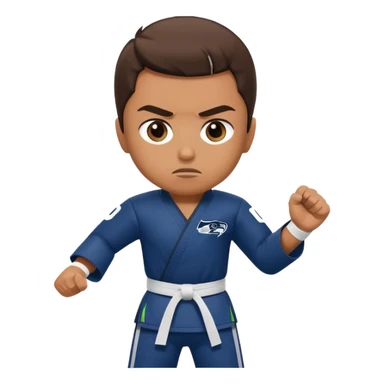 Seattle Seahawks Karate sticker