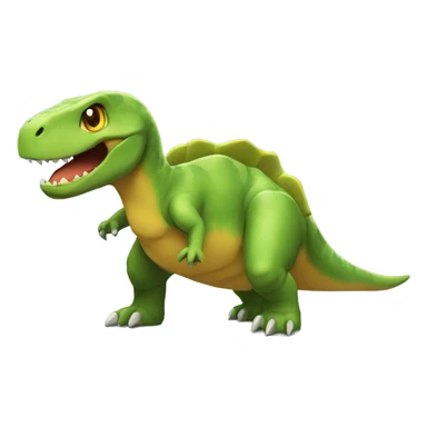 Dinosaure / tortue contre Pikachu sticker