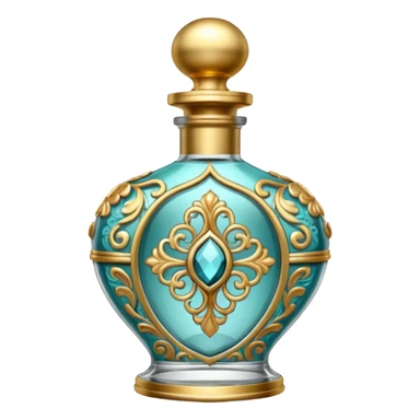 bottle of perfume exquisite large takes all the space sticker