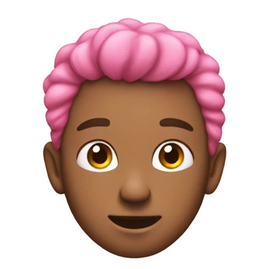 Pink ear puff sticker