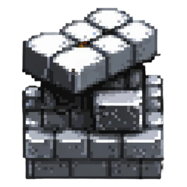 anvil with bricks stacked on top sticker